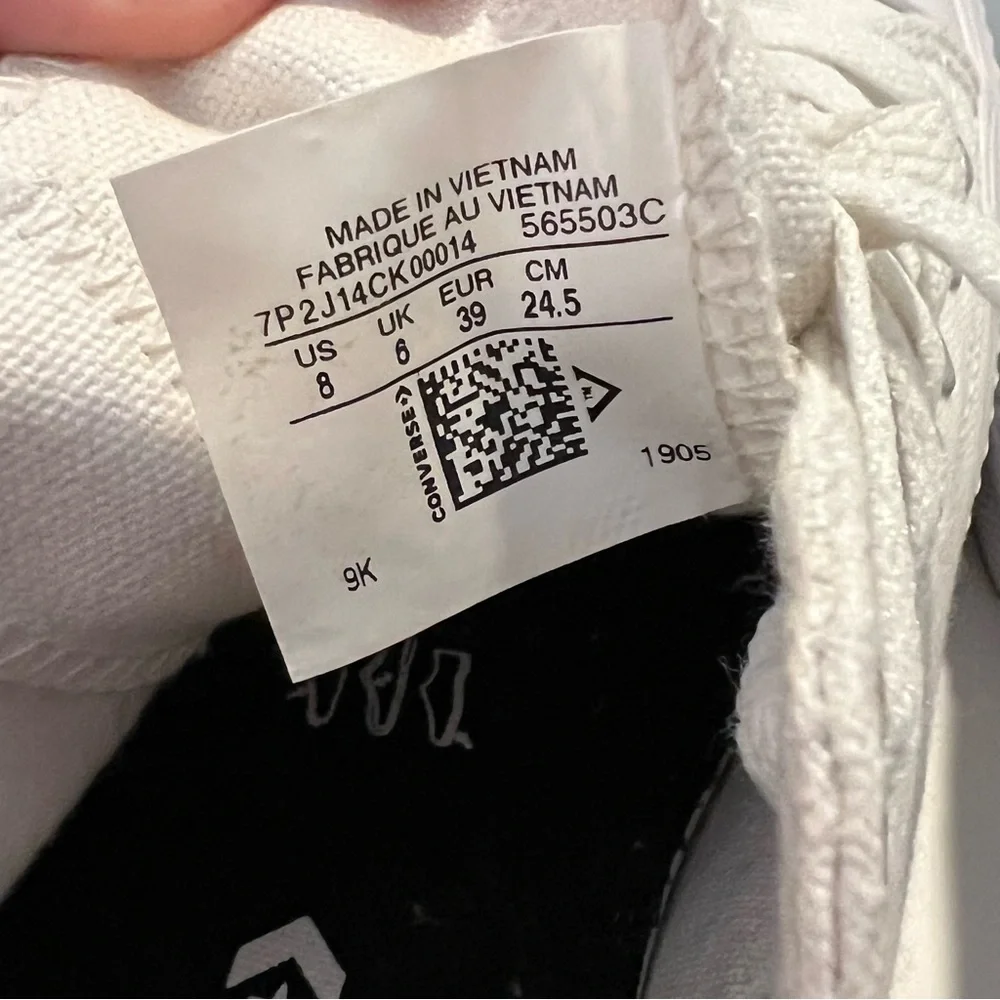 Converse Chuck Taylor All White Platform Shoes - Picture 6 of 14